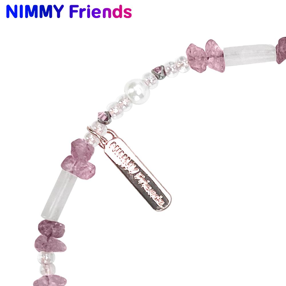 NIMMY White Cat Crystal Phone Charm and Wrist Strap · 2
