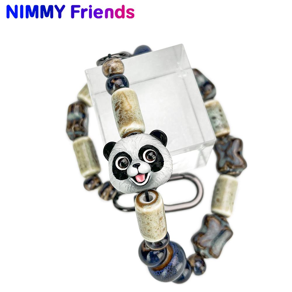 NIMMY Panda Ceramic Phone Charm and Wrist Strap · 1
