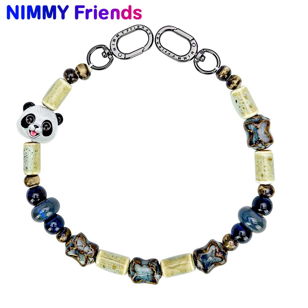 NIMMY Panda Ceramic Phone Charm and Wrist Strap · 2