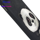 NIMMY Samsung Galaxy S23 Ultra · 3D Embroidered Eye Detail Big Eyes Panda Case · 2