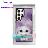 NIMMY Samsung Galaxy S23 Ultra · 3D Embroidered Eye Detail Big Eyes Tavşan Case · 3