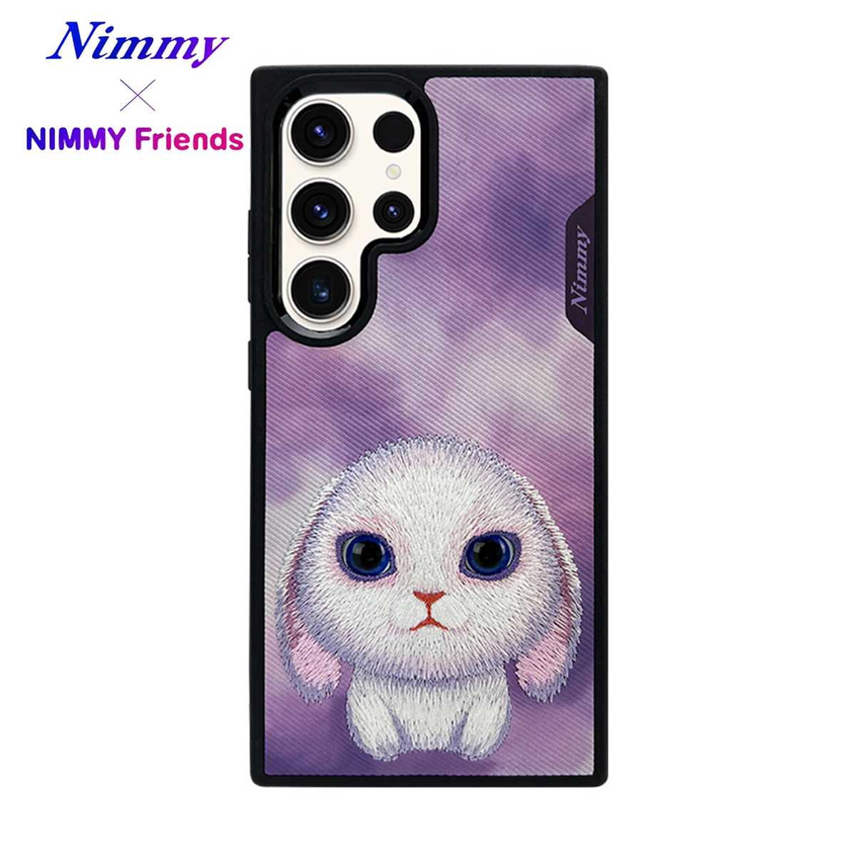 NIMMY Samsung Galaxy S23 Ultra · 3D Embroidered Eye Detail Big Eyes Tavşan Case · 1