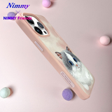 NIMMY Samsung Galaxy S23 Ultra · 3D Embroidered Eye Detail Big Eyes Cat Case · 5