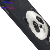 NIMMY Samsung Galaxy S24 Ultra · 3D Embroidered Eye Detail Big Eyes Panda Case · 2