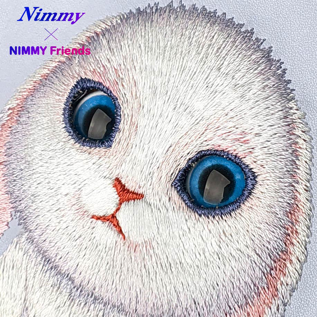 NIMMY Samsung Galaxy S24 Ultra · 3D Embroidered Eye Detail Big Eyes Tavşan Case · 2