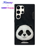 NIMMY Samsung Galaxy S24 Ultra · 3D Embroidered Eye Detail Big Eyes Panda Case · 1