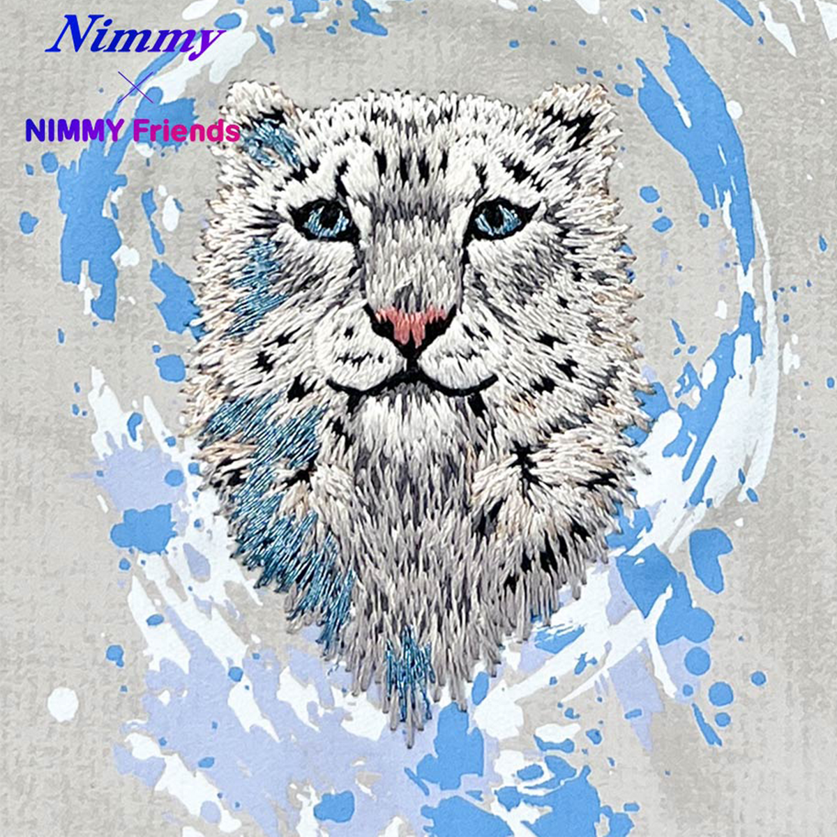 NIMMY 3D Embroidered Kar Leopardı Premium Case 2.0 for Samsung Galaxy S25 Ultra | MagSafe · 3