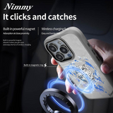 NIMMY 3D Embroidered Kar Leopardı Premium Case 2.0 for Samsung Galaxy S25 Ultra | MagSafe · 6