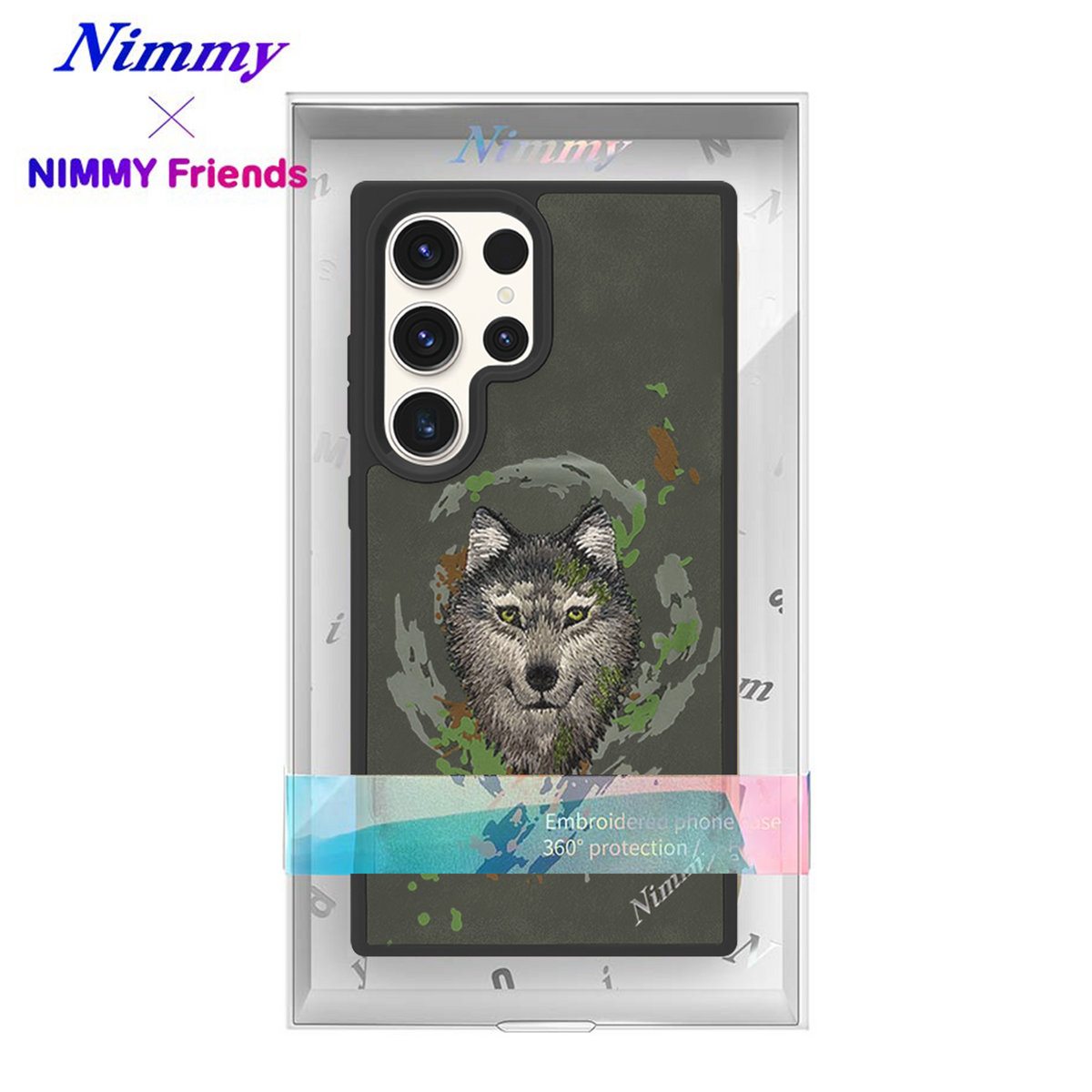 NIMMY 3D Embroidered Kurt Figürlü Premium Case 2.0 for Samsung Galaxy S25 Ultra | MagSafe · 4