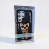 NİMMY · 3D Embroidered Zincir and Glasses Detail Pug Dog Design Case for Samsung Galaxy S26 Ultra · 4