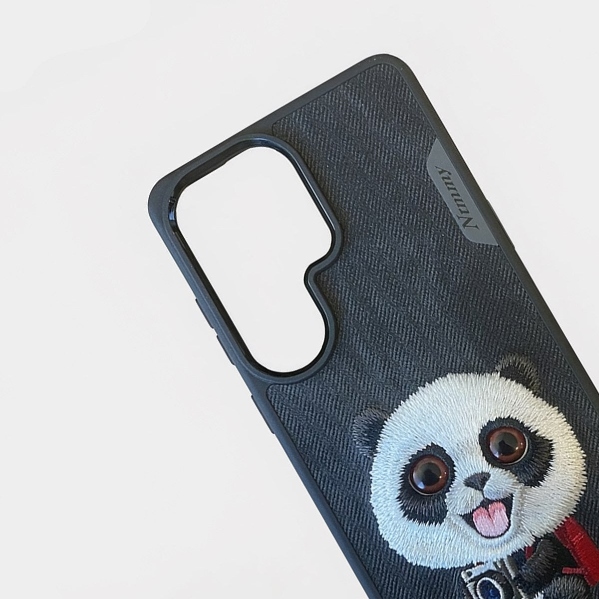 NİMMY · 3D Embroidered Eye Detail Panda Design Silicone Case for Samsung Galaxy S26 Ultra · 3