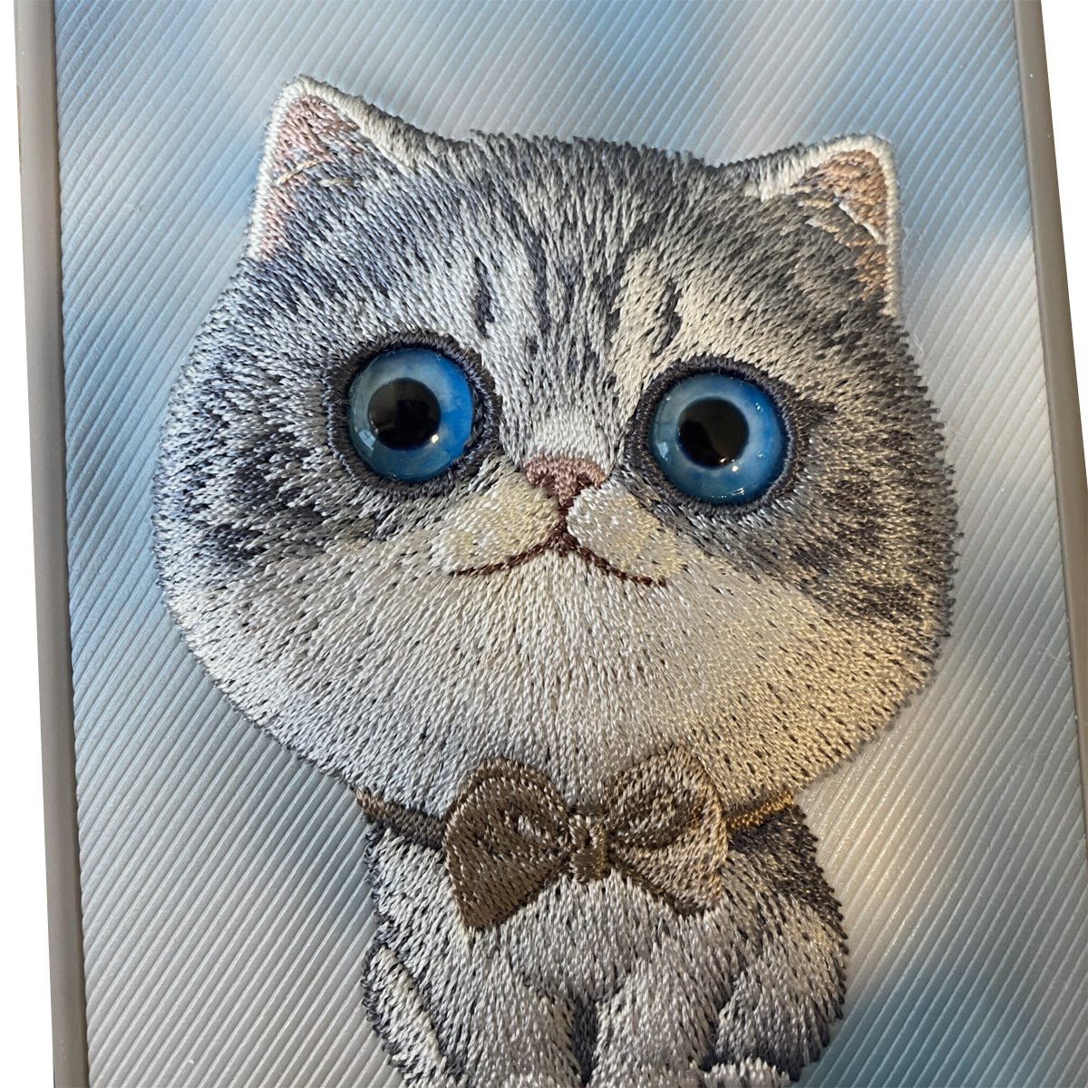 NİMMY · 3D Embroidered Eye Detail Cat Design Silicone Case for Samsung Galaxy S26 Ultra · 2
