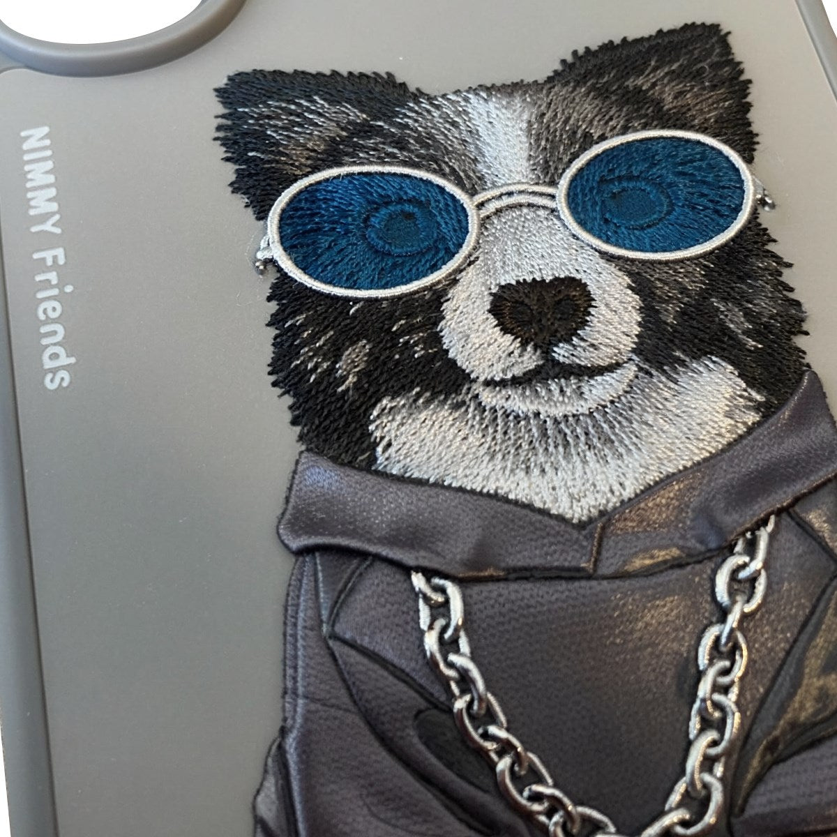 NİMMY · 3D Embroidered Zincir and Glasses Detail Border Collie Dog Design Case for Samsung Galaxy S26 Ultra · 2