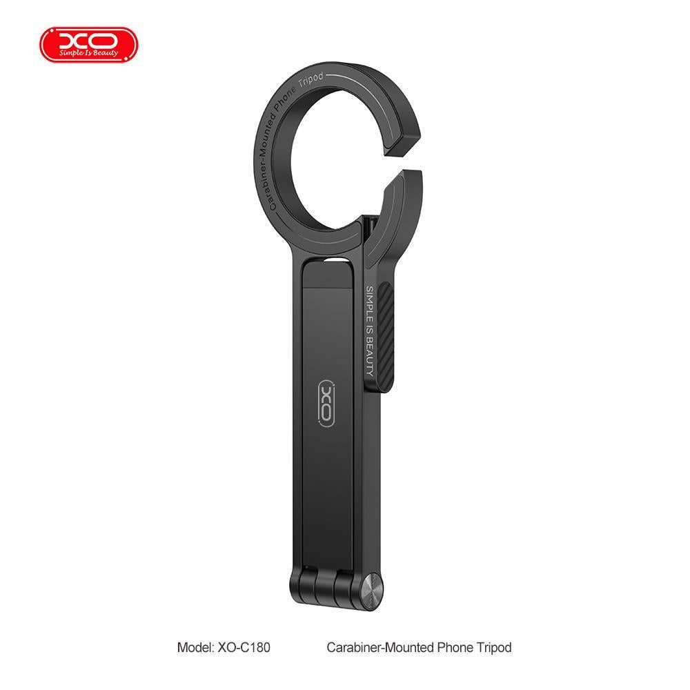 XO C180 360-Degree Magnetic Phone Tripod with Carabiner · 2