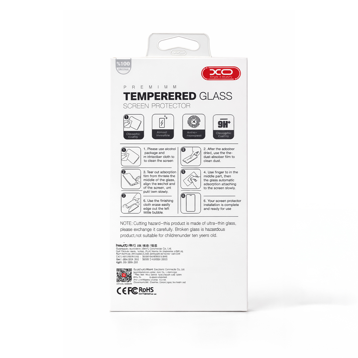 XO Premium Tempered Glass Screen Protector for iPhone 16 Pro Max · 2