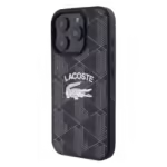 Lacoste Orijinal Lisanslı Apple iPhone Kılıf Siyah