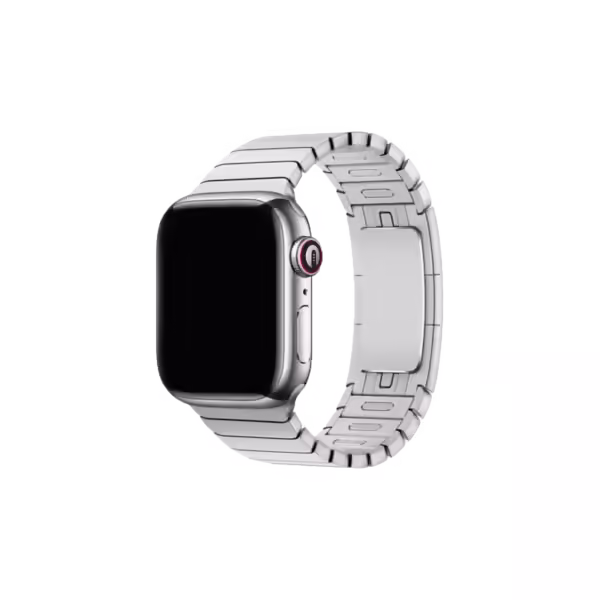 Apple Watch Uyumlu Bilezik Loop Çelik Kordon Gümüş