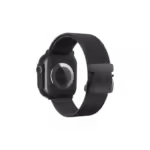 Apple Watch Uyumlu Hasır Milano Loop Çelik Kordon Siyah