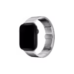 Apple Watch Uyumlu Plain Pro Loop Çelik Kordon Gümüş Rose Gold