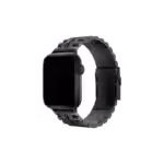 Apple Watch Uyumlu Row Steel Loop Çelik Kordon Siyah