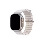 Apple Watch Uyumlu Rubber Loop Silikon Kordon Krem
