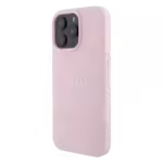 Guess Grained Orijinal Lisanslı Apple iPhone Kılıf Pembe