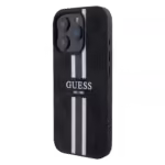Guess Printed Orijinal Lisanslı Apple iPhone Kılıf Siyah