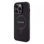 Guess Saffiano Orijinal Lisanslı Apple iPhone Kılıf Siyah