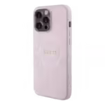 Guess Saffiano Orijinal Lisanslı Apple iPhone Kılıf Pembe