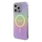 Guess Iridescent Orijinal Lisanslı Apple iPhone Kılıf Pembe