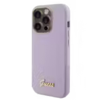 Guess Glossy Orijinal Lisanslı Apple iPhone Kılıf Lila