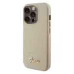Guess Glossy Orijinal Lisanslı Apple iPhone Kılıf Gold