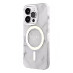 Guess Marble Orijinal Lisanslı Apple iPhone Kılıf Beyaz