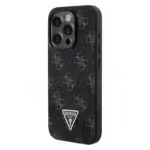 Guess Trigon Orijinal Lisanslı Apple iPhone Kılıf Siyah