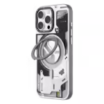 Youngkit Starship Serisi Standlı Apple iPhone Kılıf Beyaz