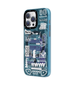 Youngkit Dark Matter Serisi Apple iPhone Kılıf Mavi